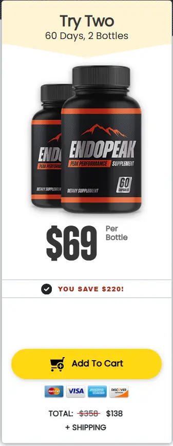 Endopeak - 2 Bottle